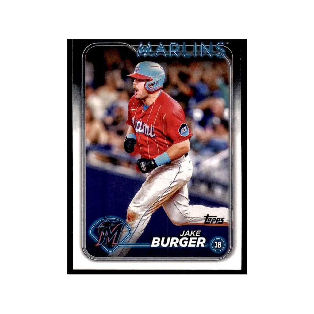 2024 Topps Series 1 Jake Burger Marlins #125