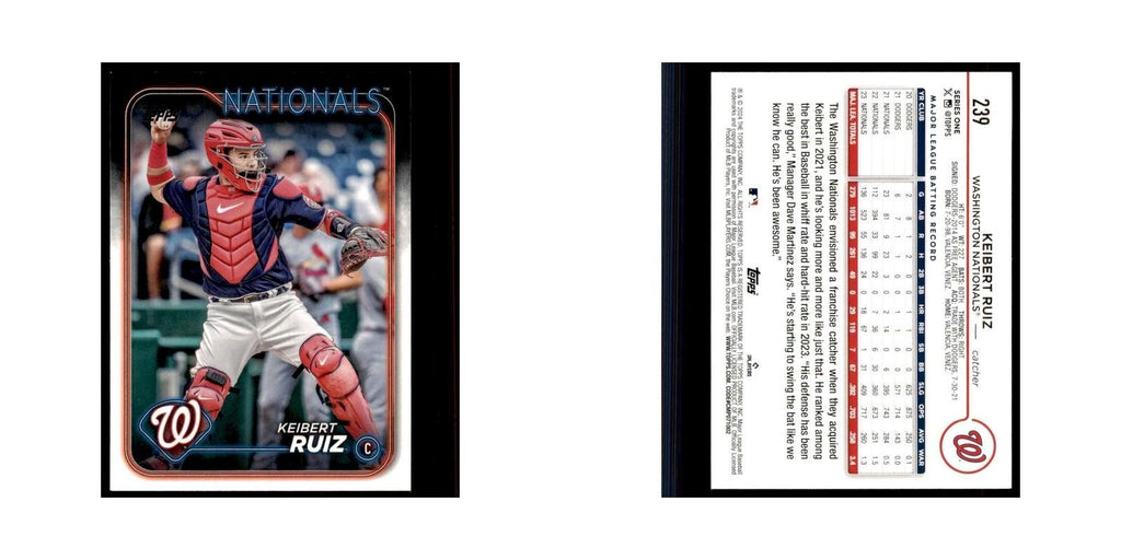 2024 Topps Series 1 Keibert Ruiz Nationals #239
