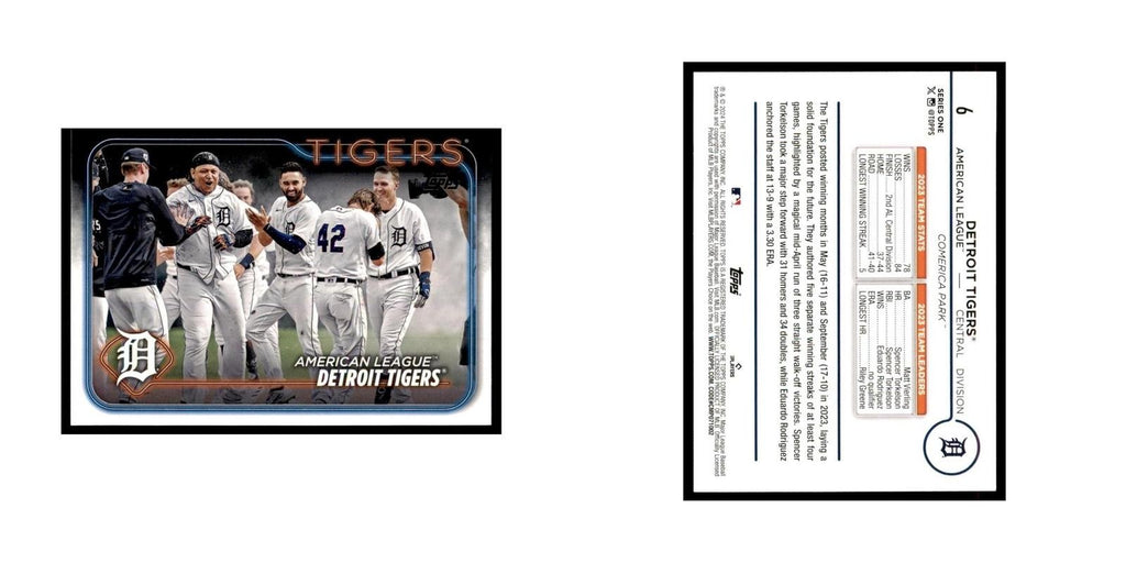 2024 Topps Series 1 Detroit Tigers Tigers #6