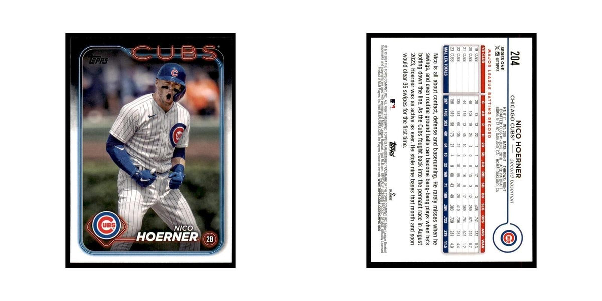 2024 Topps Series 1 Nico Hoerner Cubs #204