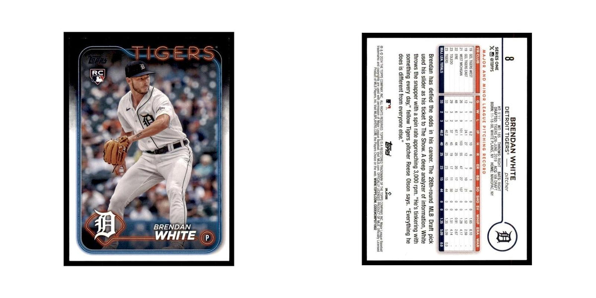 2024 Topps Series 1 Brendan White RC Tigers #8