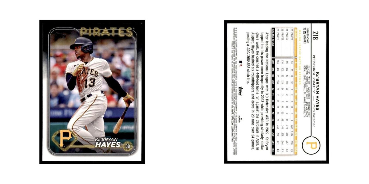 2024 Topps Series 1 Ke'Bryan Hayes Pirates #218