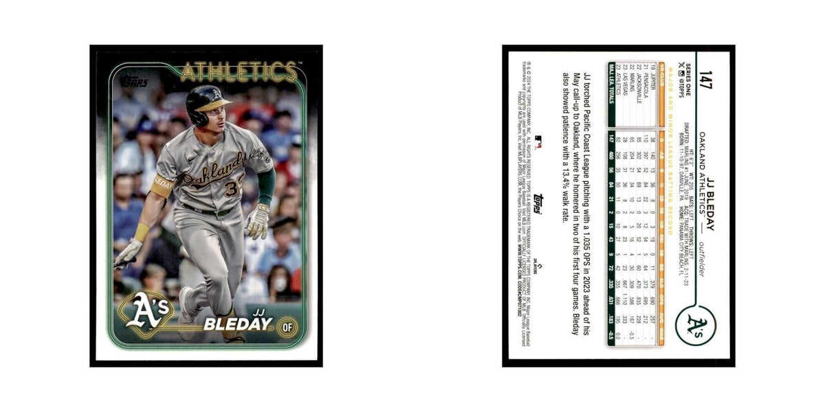 2024 Topps Series 1 JJ Bleday Athletics #147