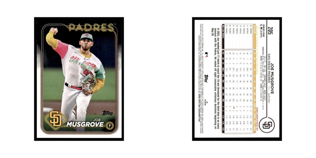 2024 Topps Series 1 Joe Musgrove Padres #205