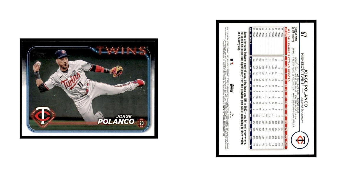2024 Topps Series 1 Jorge Polanco Twins #67
