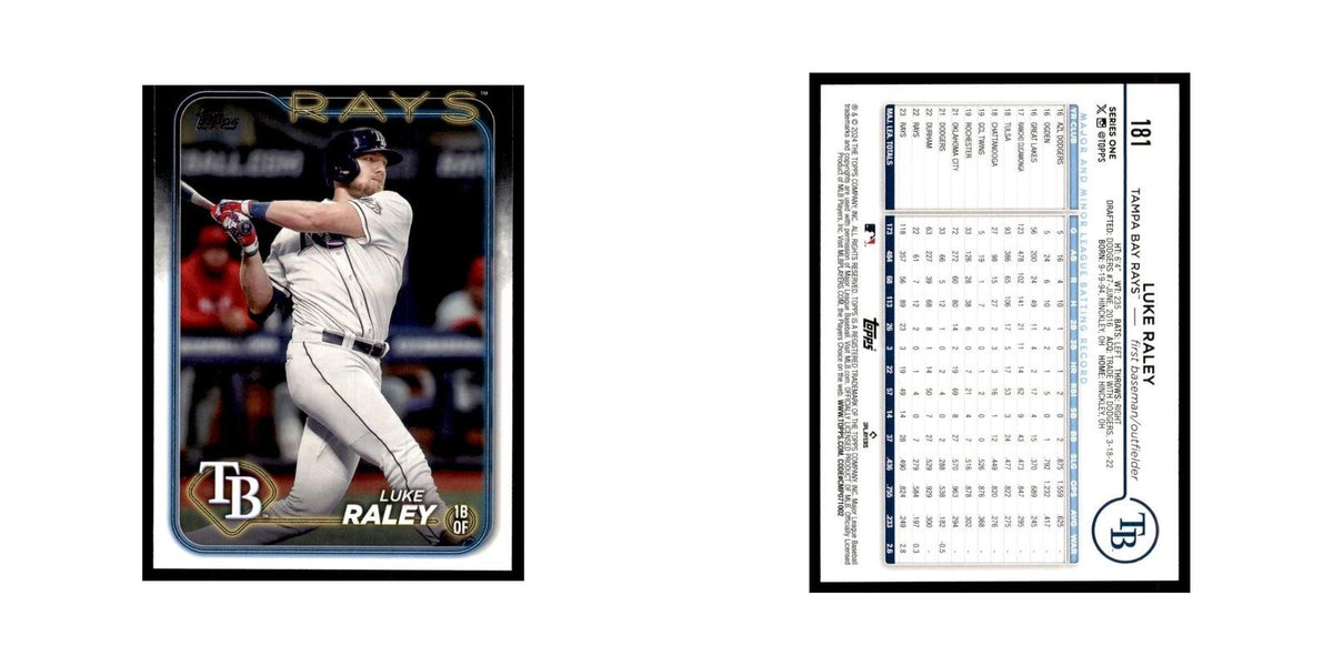 2024 Topps Series 1 Luke Raley Rays #181
