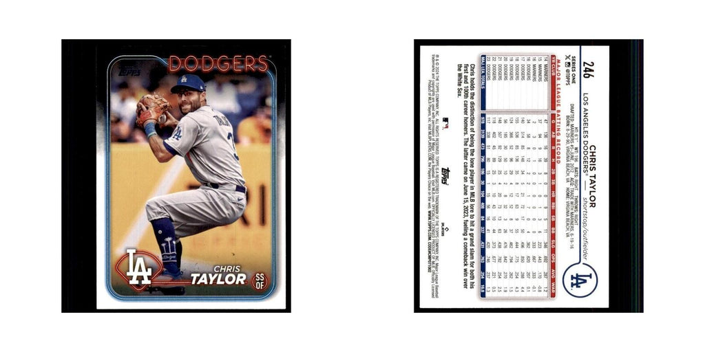 2024 Topps Series 1 Chris Taylor Dodgers #246