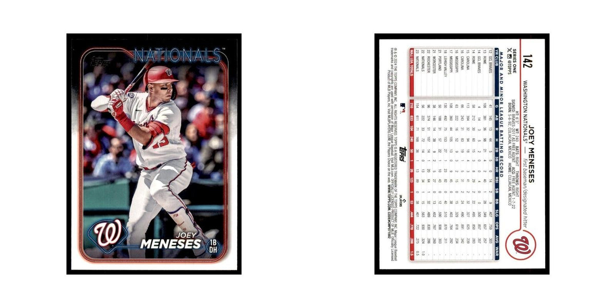 2024 Topps Series 1 Joey Meneses Nationals #142