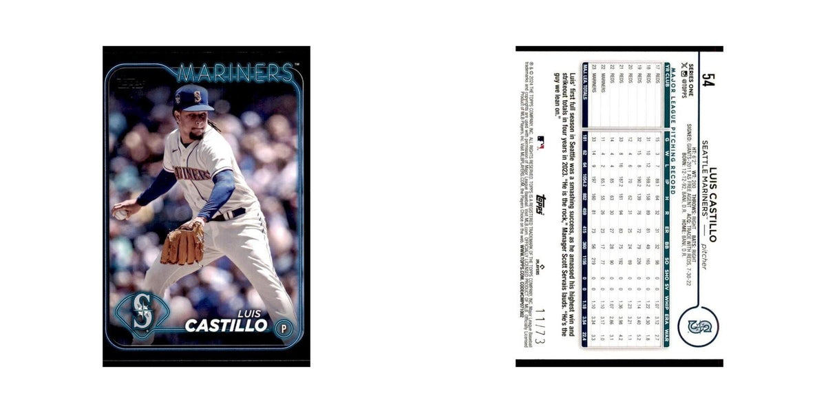 2024 Topps Series 1 Luis Castillo Mariners #54
