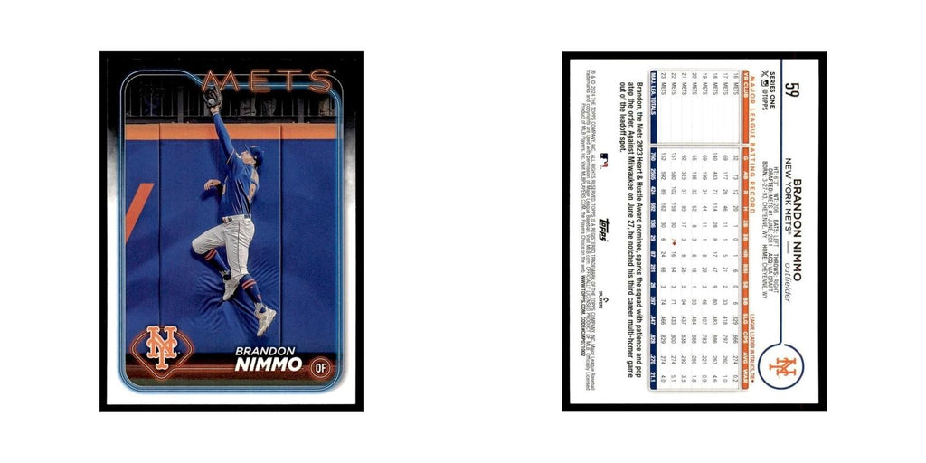 2024 Topps Series 1 Brandon Nimmo Mets #59