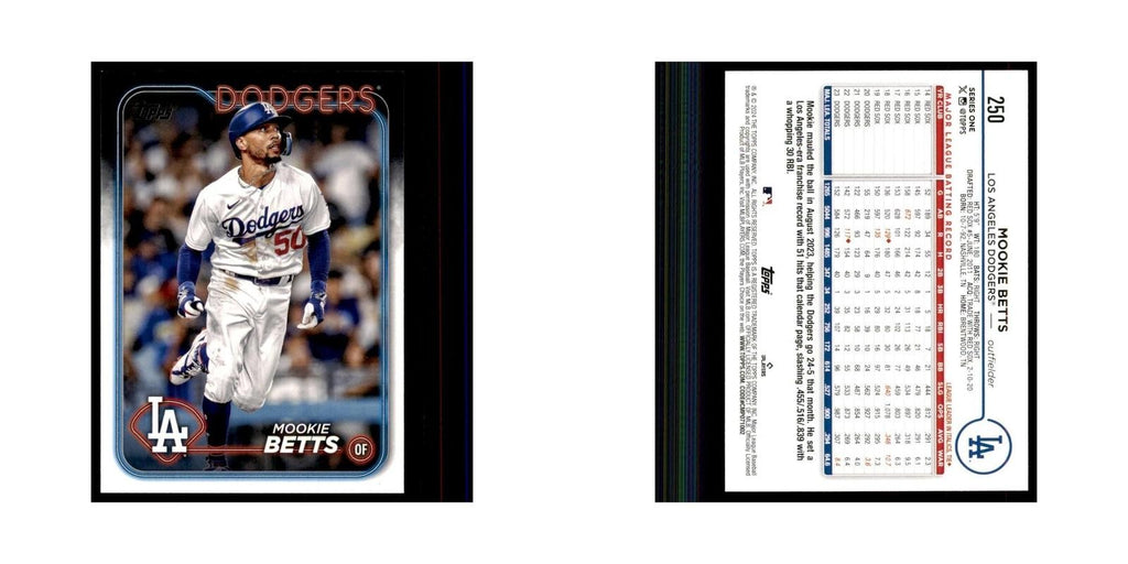 2024 Topps Series 1 Mookie Betts Dodgers #250