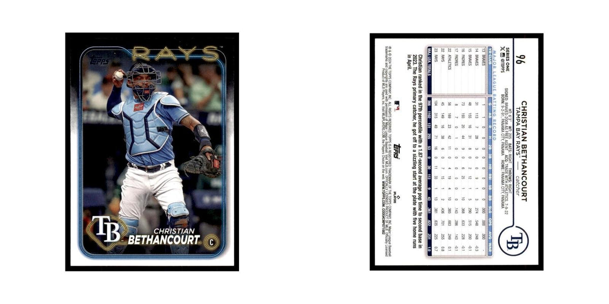 2024 Topps Series 1 Christian Bethancourt Rays #96