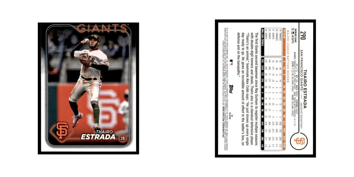 2024 Topps Series 1 Thairo Estrada Giants #290