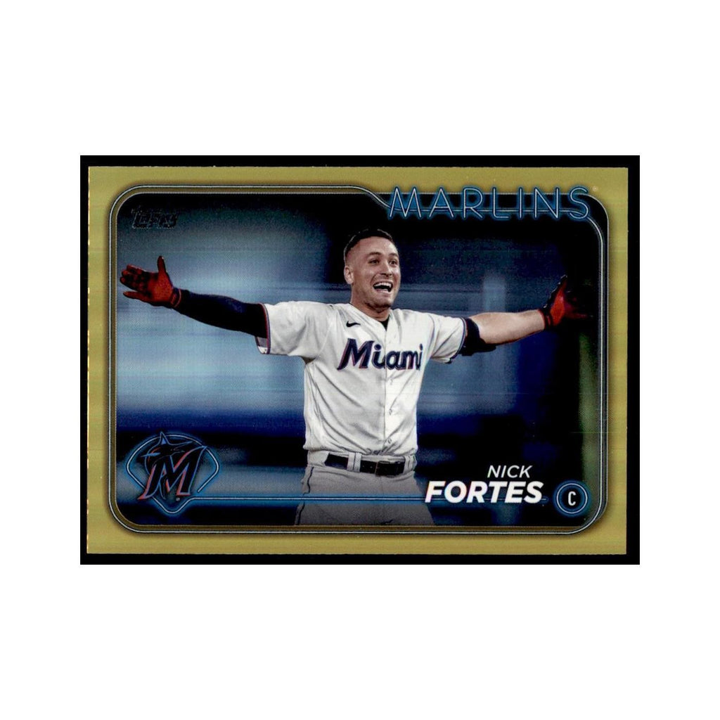 2024 Topps Series 1 Nick Fortes RC Marlins #81