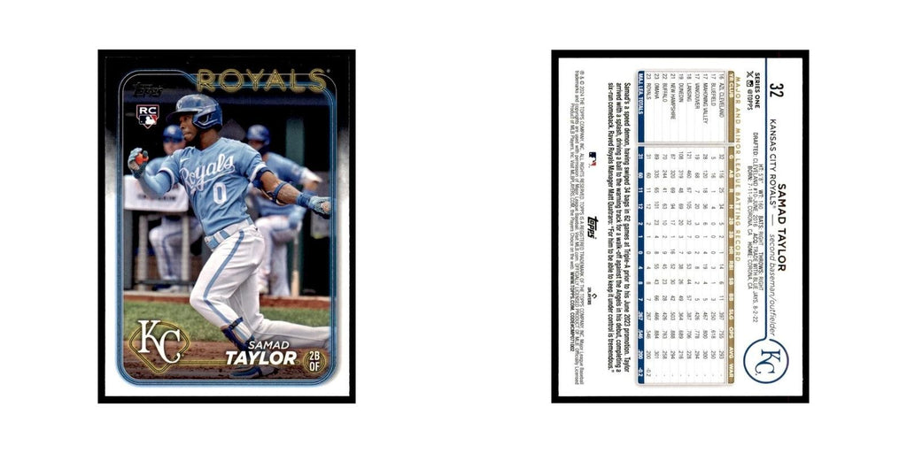 2024 Topps Series 1 Samad Taylor RC Royals #32