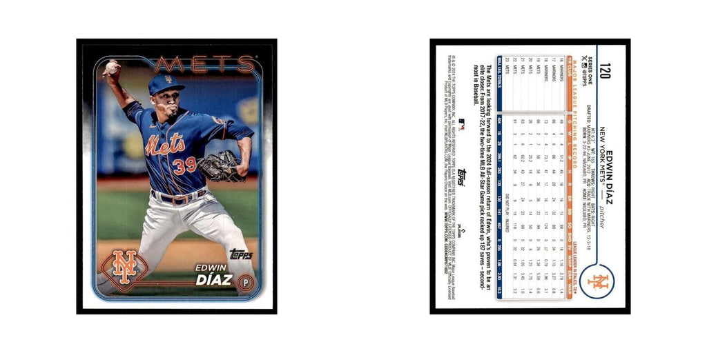 2024 Topps Series 1 Edwin Diaz 1 Mets #120