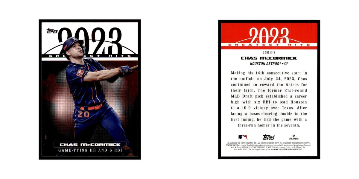 2024 Topps Series 1 Chas McCormick Astros #23GH-7