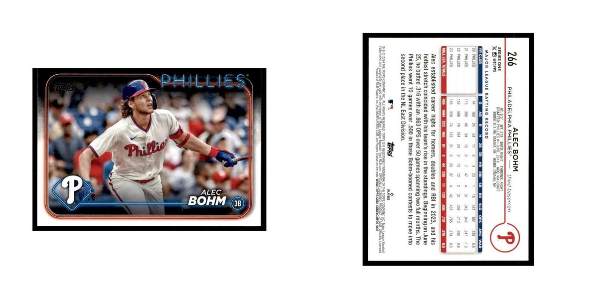 2024 Topps Series 1 Alec Bohm Phillies #266