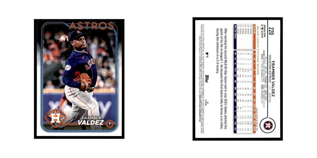 2024 Topps Series 1 Framber Valdez Astros #220