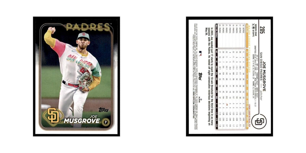 2024 Topps Series 1 Joe Musgrove Padres #205