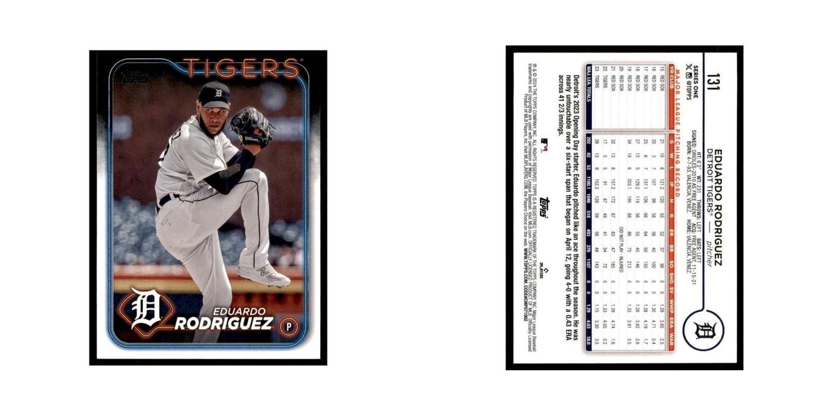 2024 Topps Series 1 Eduardo Rodriguez Tigers #131