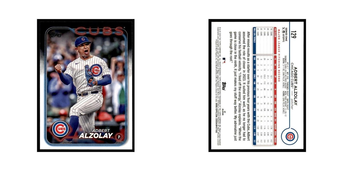 2024 Topps Series 1 Adbert Alzolay Cubs #129