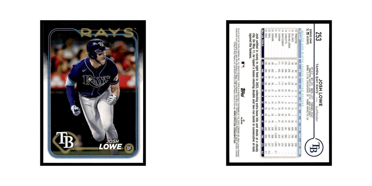 2024 Topps Series 1 Josh Lowe Rays #253