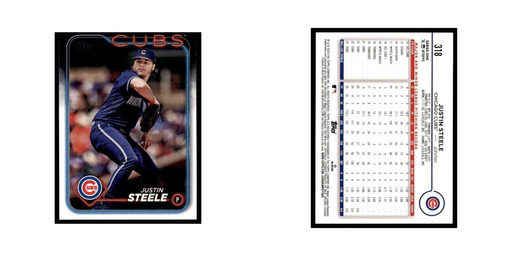 2024 Topps Series 1 Justin Steele Cubs #318