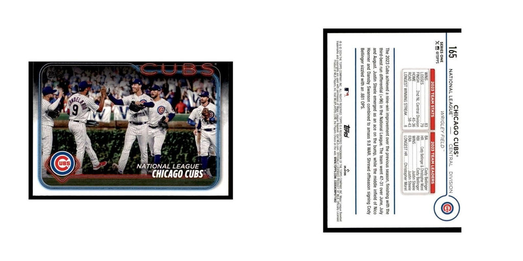 2024 Topps Series 1 Chicago Cubs Cubs #165