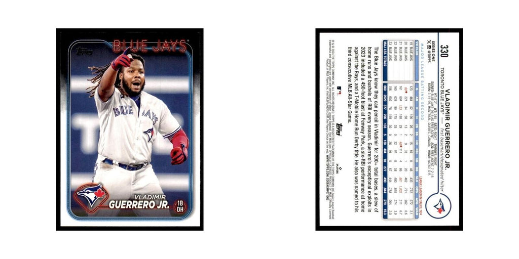 2024 Topps Series 1 Vladimir Guerrero Jr. Blue Jays #330