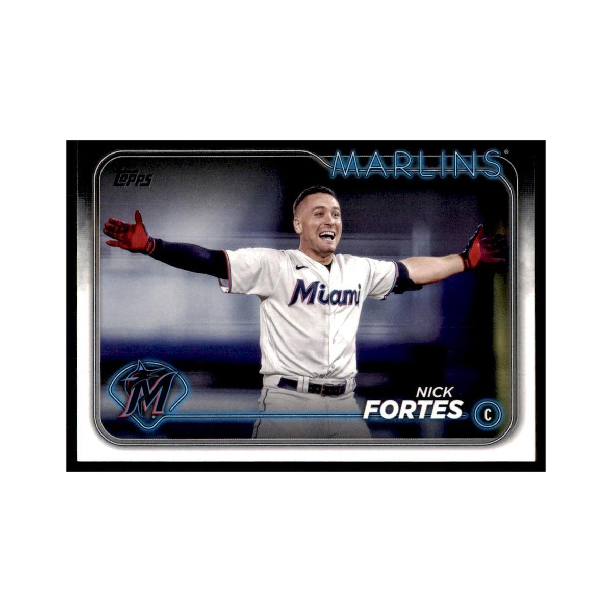 2024 Topps Series 1 Nick Fortes RC Marlins #81