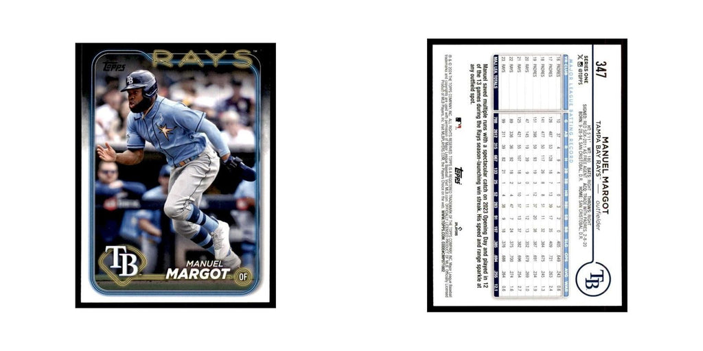 2024 Topps Series 1 Manuel Margot Rays #347
