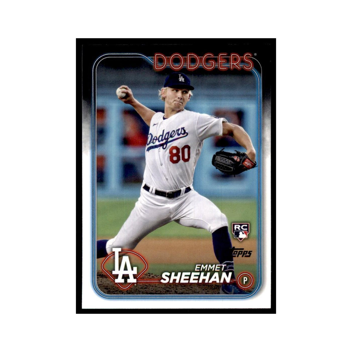2024 Topps Series 1 Emmet Sheehan RC Dodgers #283