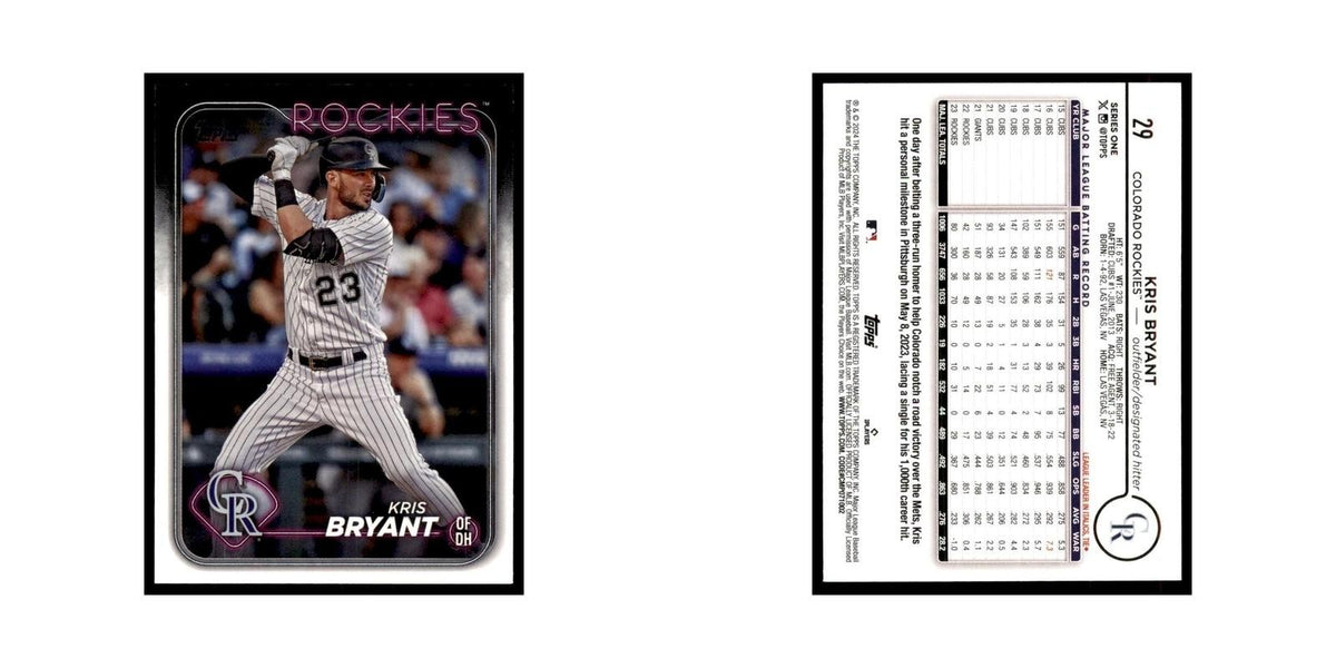 2024 Topps Series 1 Kris Bryant Rockies #29
