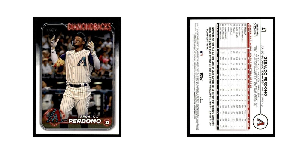 2024 Topps Series 1 Geraldo Perdomo Diamondbacks #41