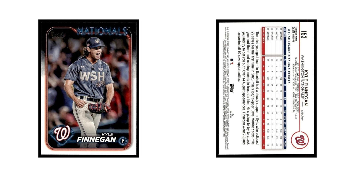 2024 Topps Series 1 Kyle Finnegan Nationals #153