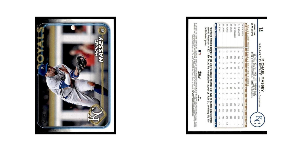 2024 Topps Series 1 Michael Massey Royals #14