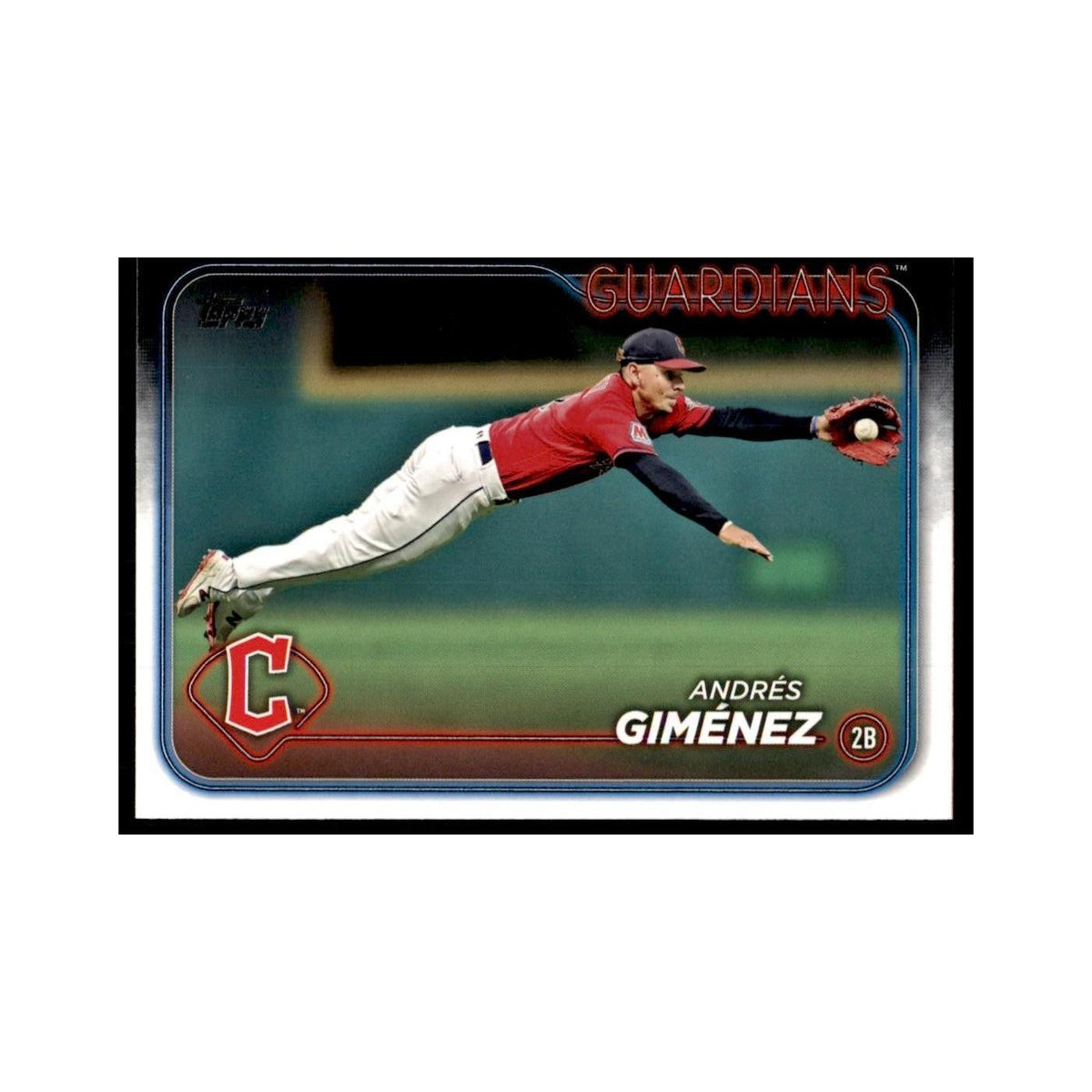 2024 Topps Series 1 Andres Gimenez 1 Guardians #289