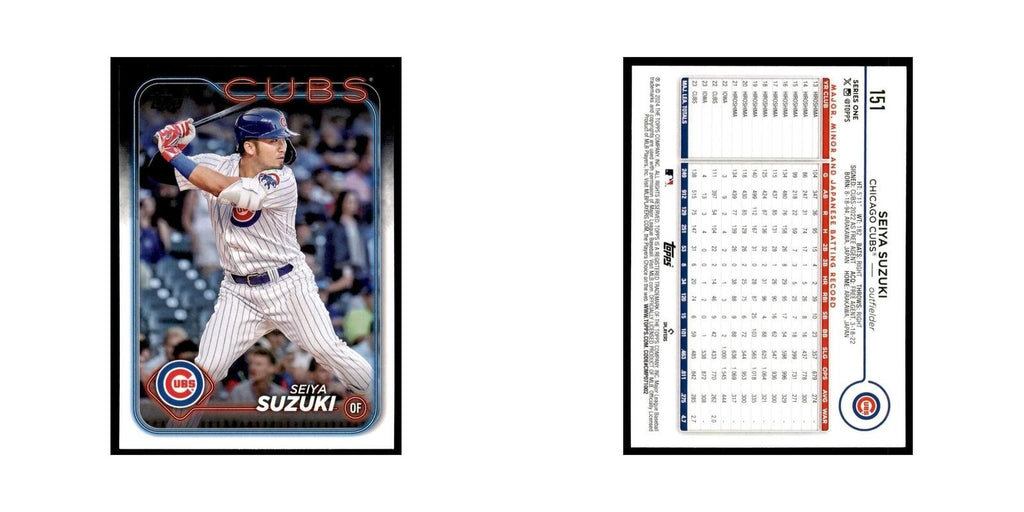 2024 Topps Series 1 Seiya Suzuki Cubs #151