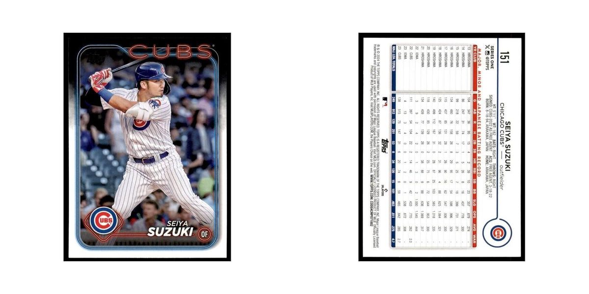 2024 Topps Series 1 Seiya Suzuki Cubs #151