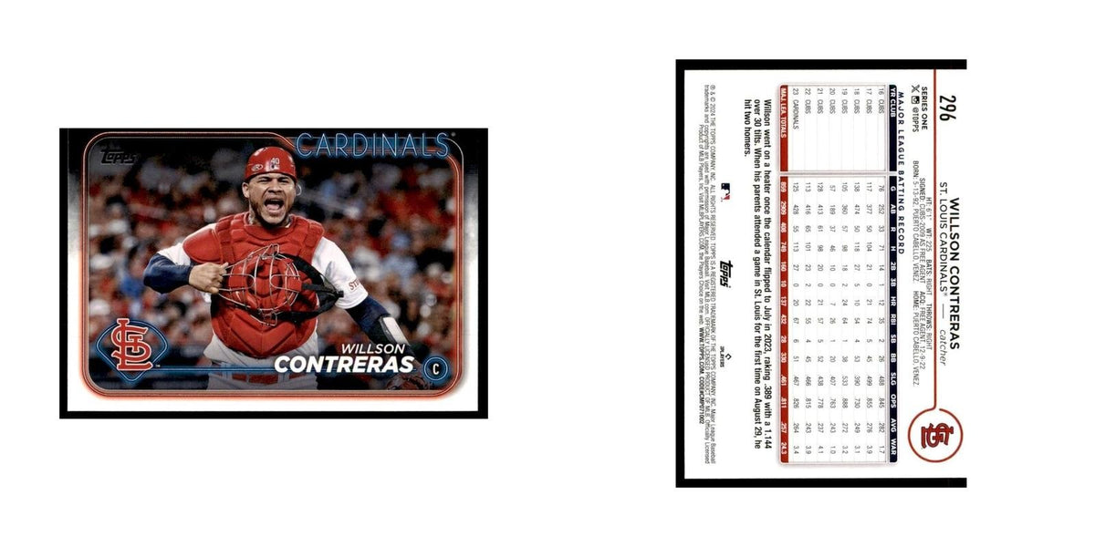 2024 Topps Series 1 Willson Contreras Cardinals #296