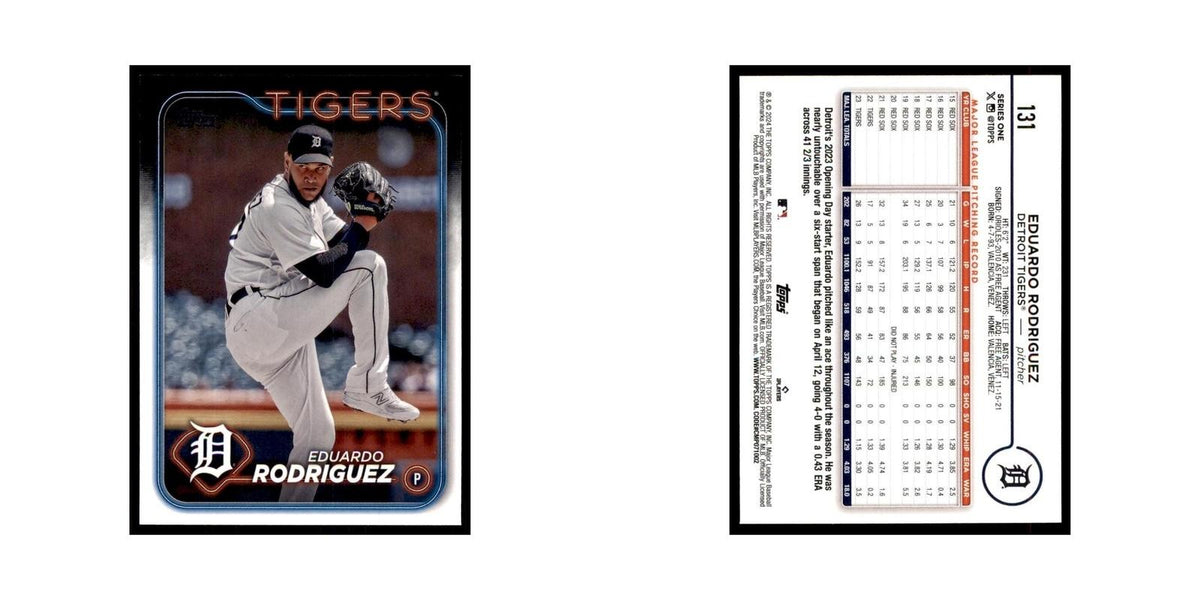 2024 Topps Series 1 Eduardo Rodriguez Tigers #131