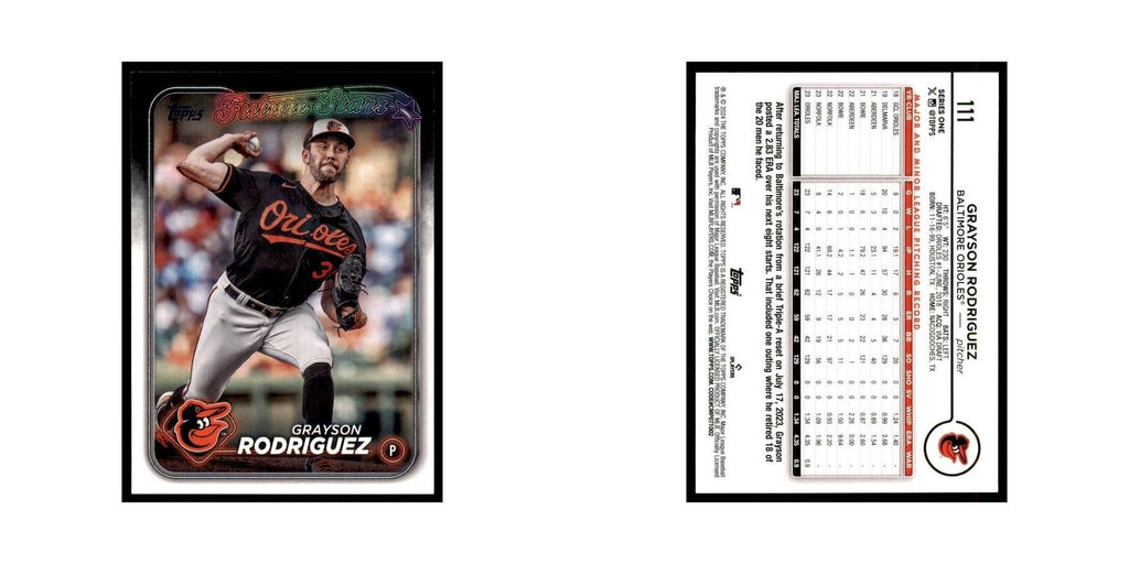 2024 Topps Series 1 Grayson Rodriguez Orioles #111