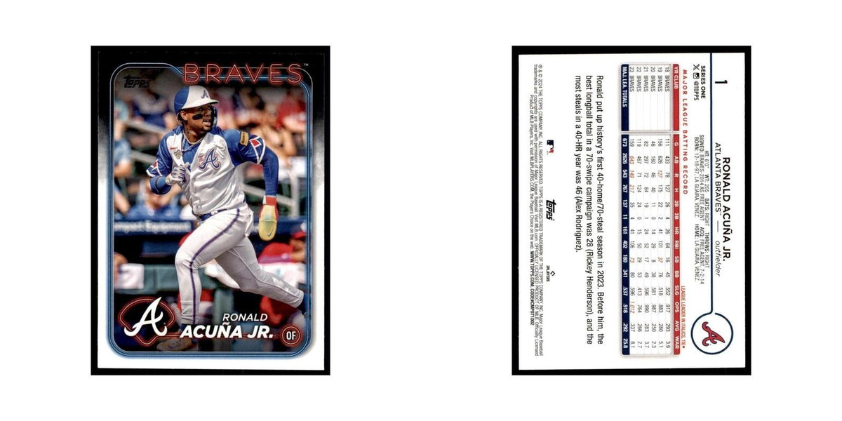 2024 Topps Series 1 Ronald Acuna Jr. 1 Braves #1