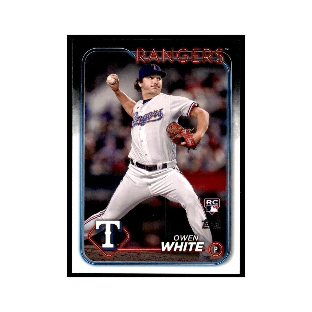 2024 Topps Series 1 Owen White RC Rangers #5