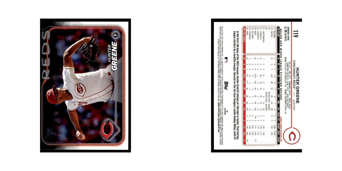 2024 Topps Series 1 Hunter Greene Reds #119
