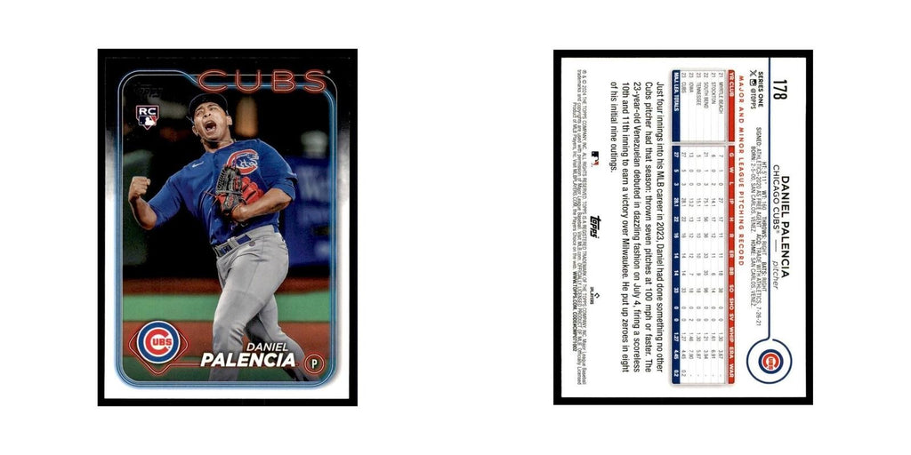 2024 Topps Series 1 Daniel Palencia RC Cubs #178