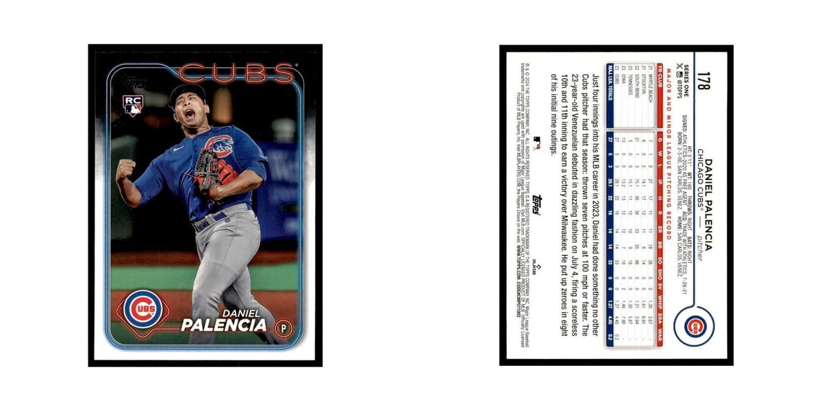 2024 Topps Series 1 Daniel Palencia RC Cubs #178