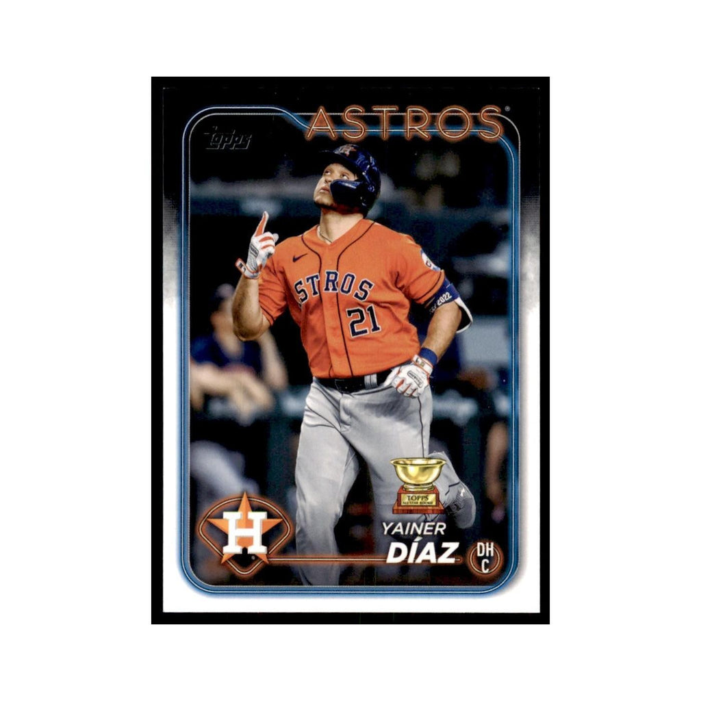 2024 Topps Series 1 Yainer Diaz 1 Astros #77