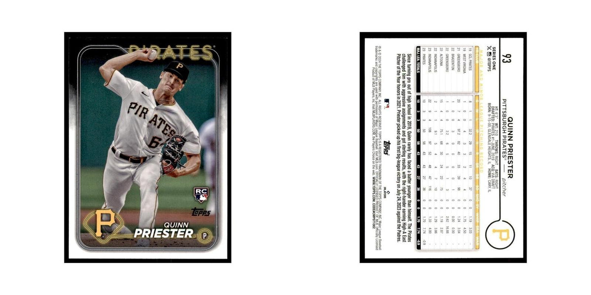 2024 Topps Series 1 Quinn Priester RC Pirates #93